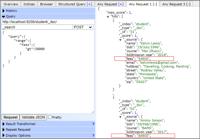 Elasticsearch Query DSL