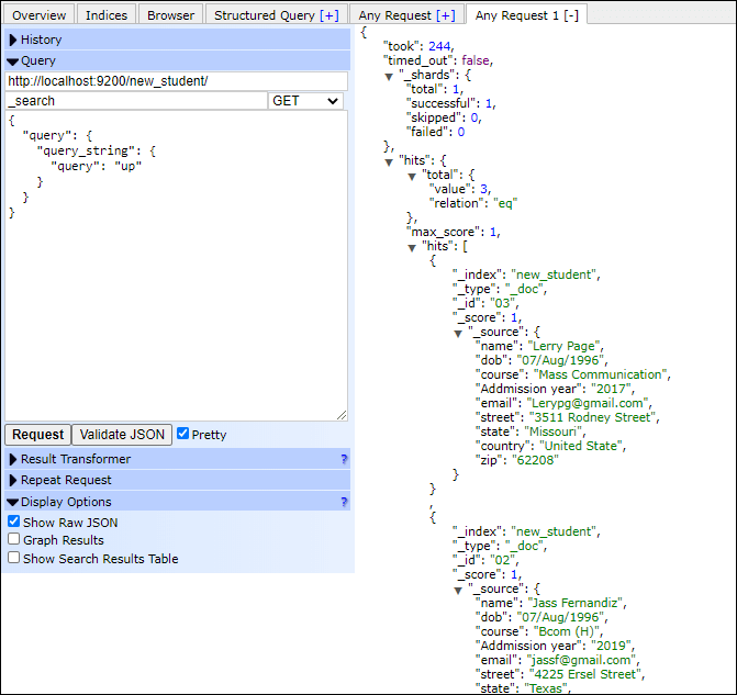 Elasticsearch Search APIs