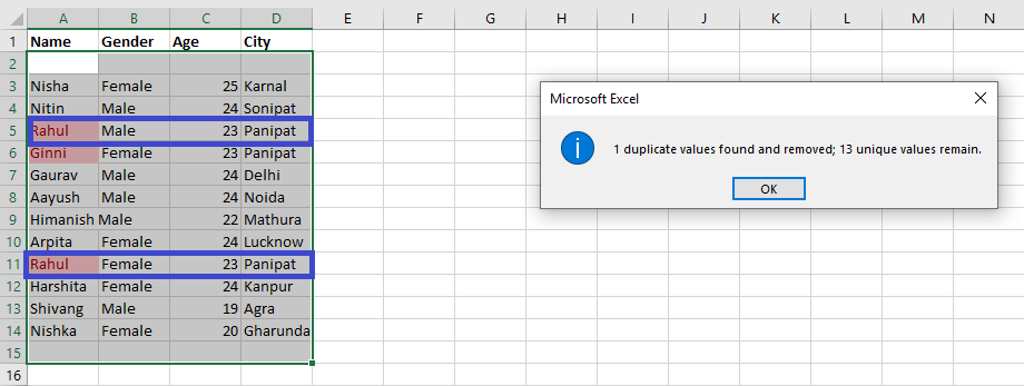 如何在Microsoft Excel中查找和删除重复项