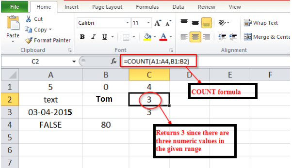 使用COUNT，COUNTIF和COUNTIFS函数