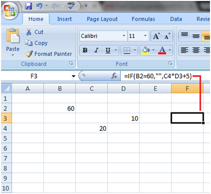 具有计算功能的Excel If Function 5