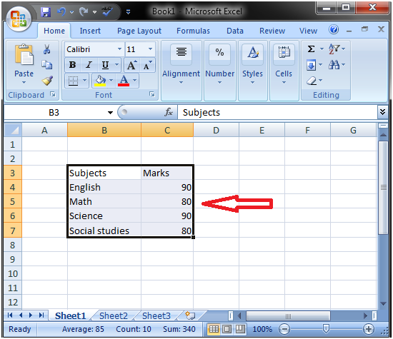 如何在以下位置选择数据Excel