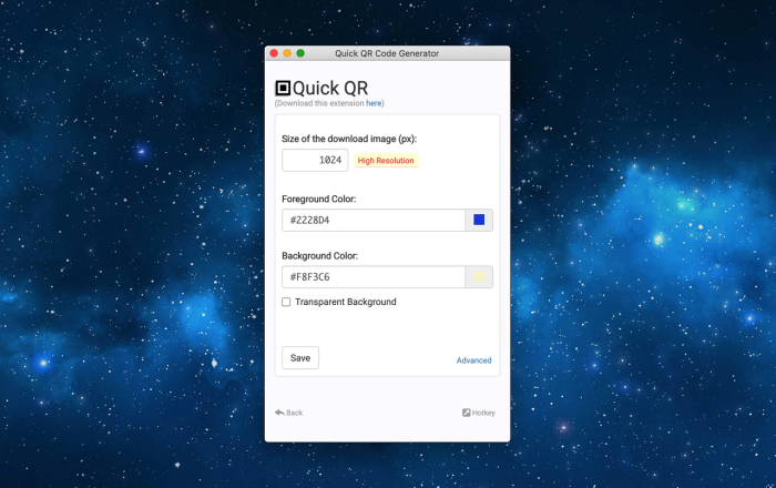 二维码生成器 Quick QR软件截图