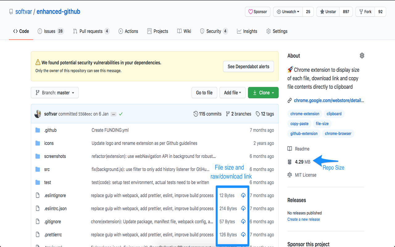 Enhanced GitHub软件截图