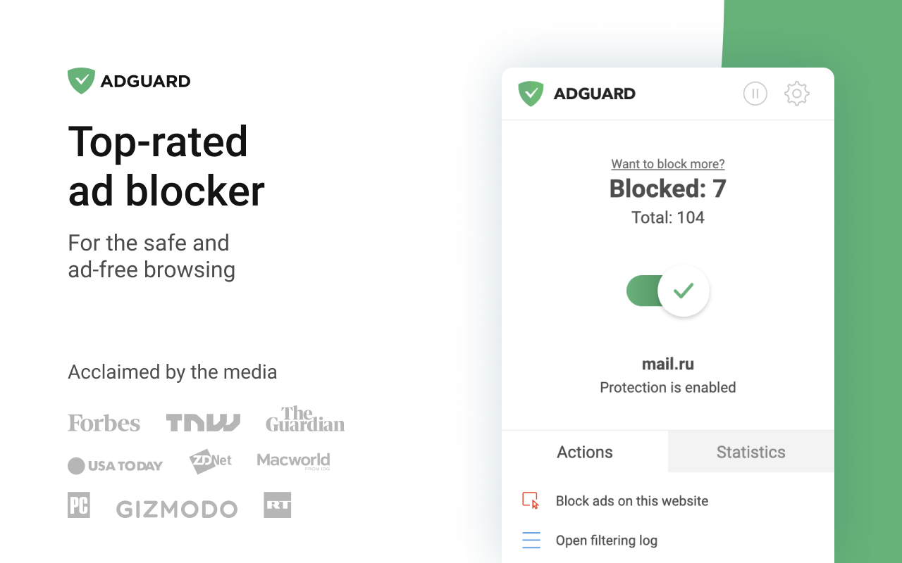 AdGuard 广告拦截器软件截图