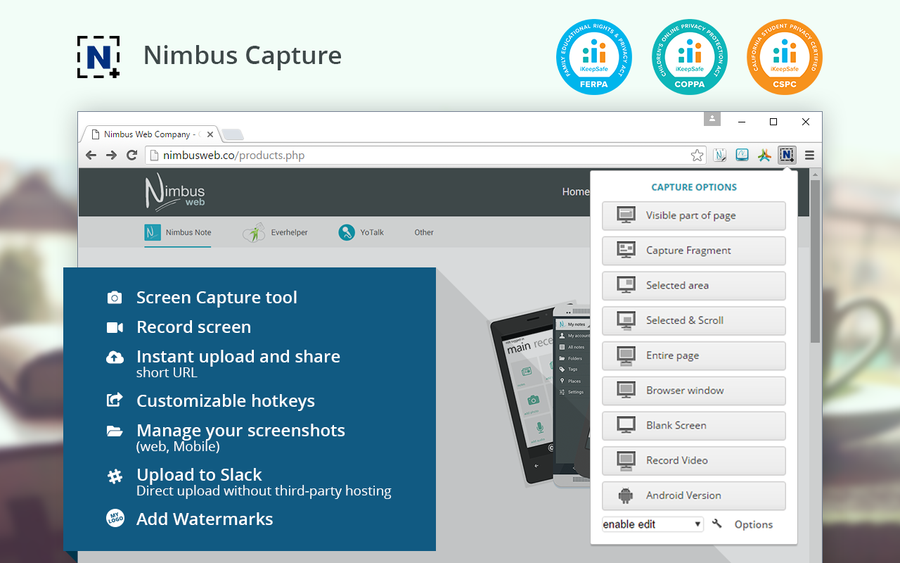 Nimbus Screenshot 截屏录像软件截图