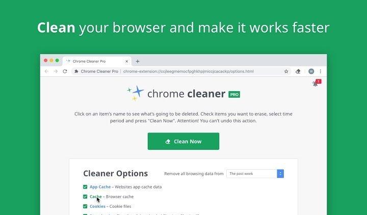 Chrome Cleaner Pro软件截图