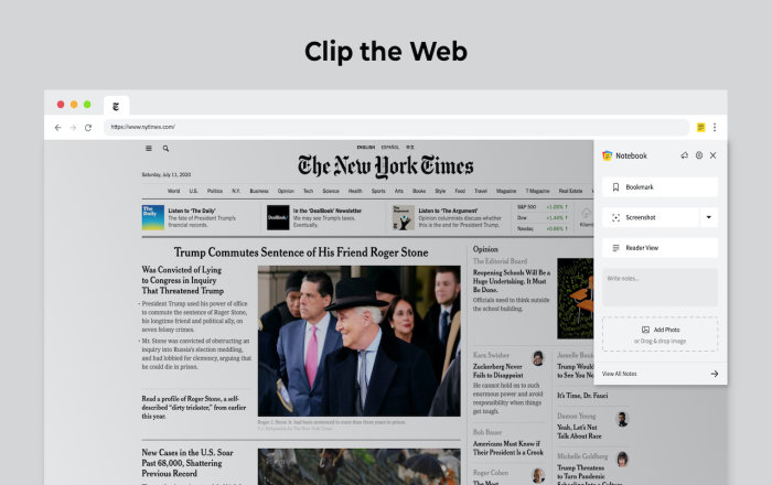 Notebook Web Clipper软件截图
