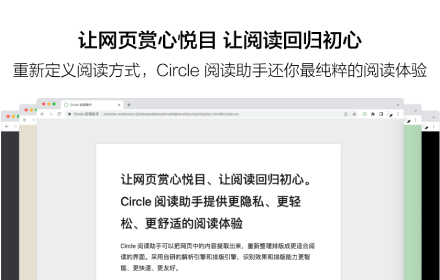 Circle 阅读模式插件