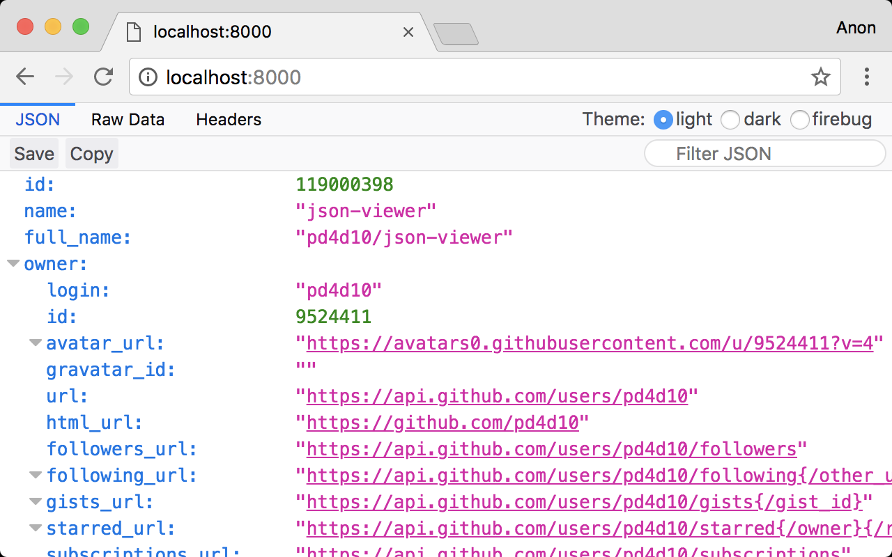 JSON Viewer软件截图