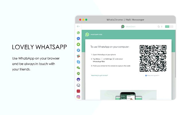 WhatsGreen 多信使软件截图