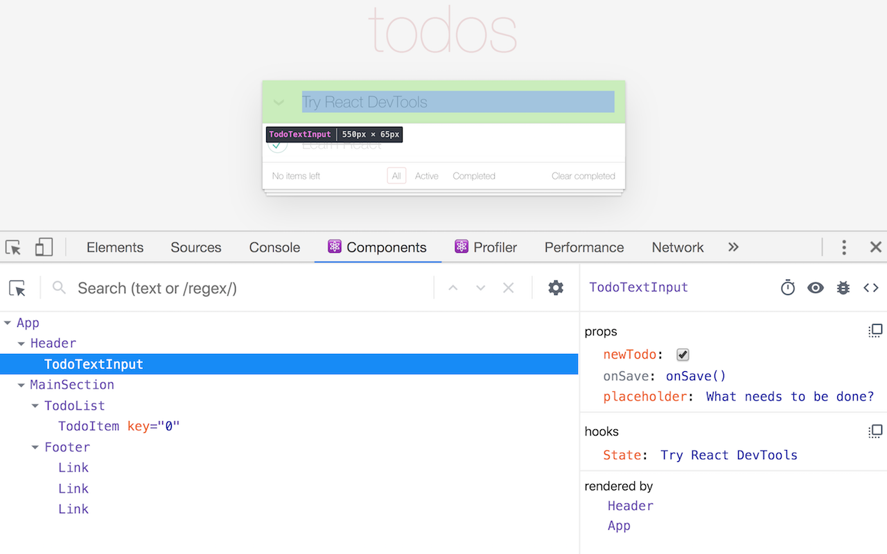 React Developer Tools 开发工具软件截图
