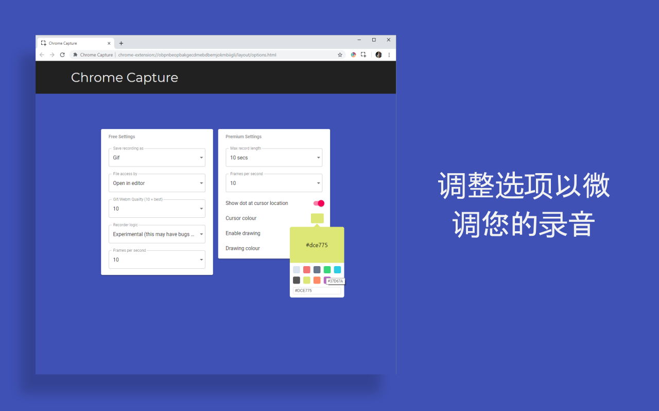 ChromeCapture 截图和录制gif软件截图