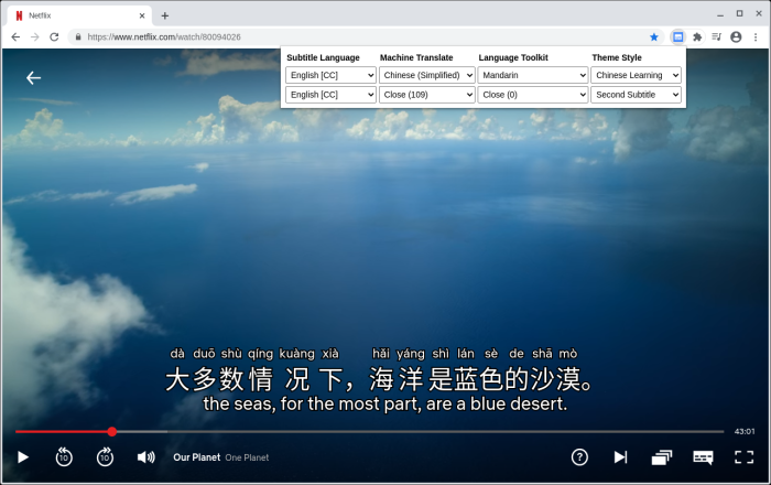 Dualsub 通用字幕渲染器软件截图
