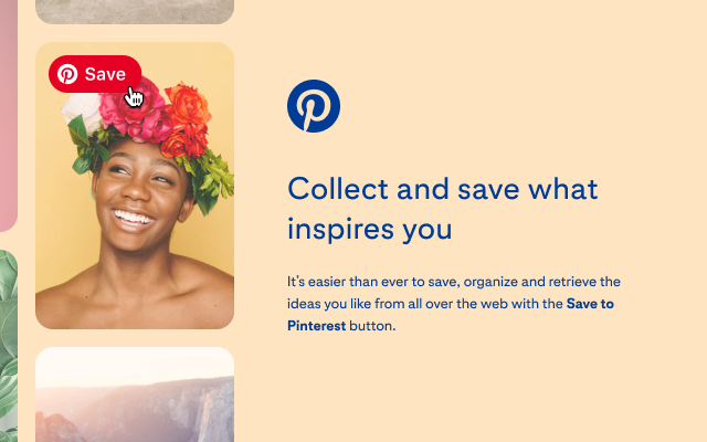 Pinterest 收藏按钮软件截图