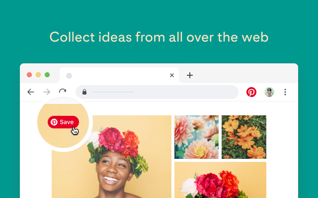 Pinterest 收藏按钮软件截图