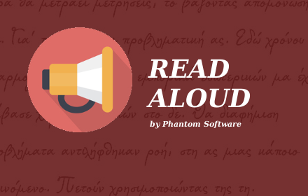 Read Aloud: 文本语音朗读助理插件