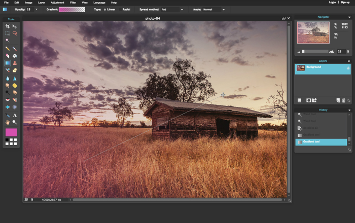 Pixlr Editor 图片编辑器软件截图