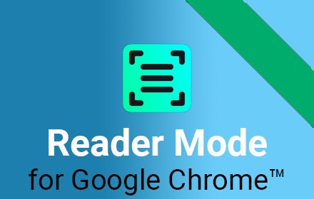 GoogleChrome™的阅读器视图插件
