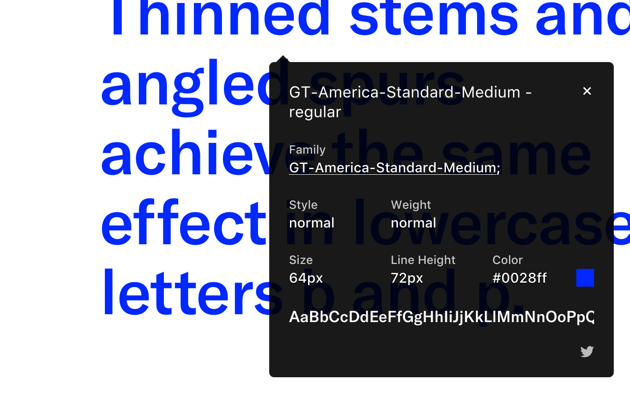 WhatFont 网页字体查看软件截图