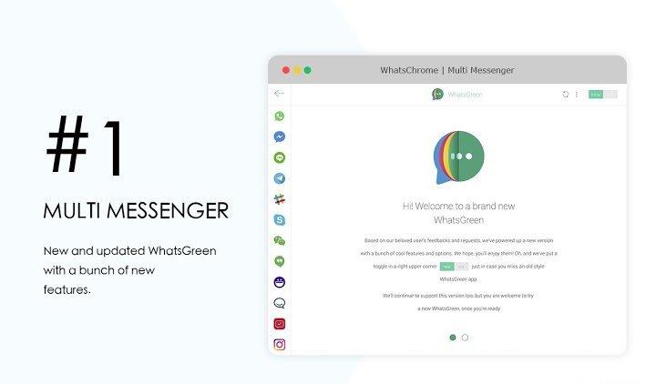 WhatsGreen 多信使软件截图