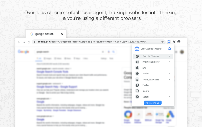 User-Agent Switcher软件截图