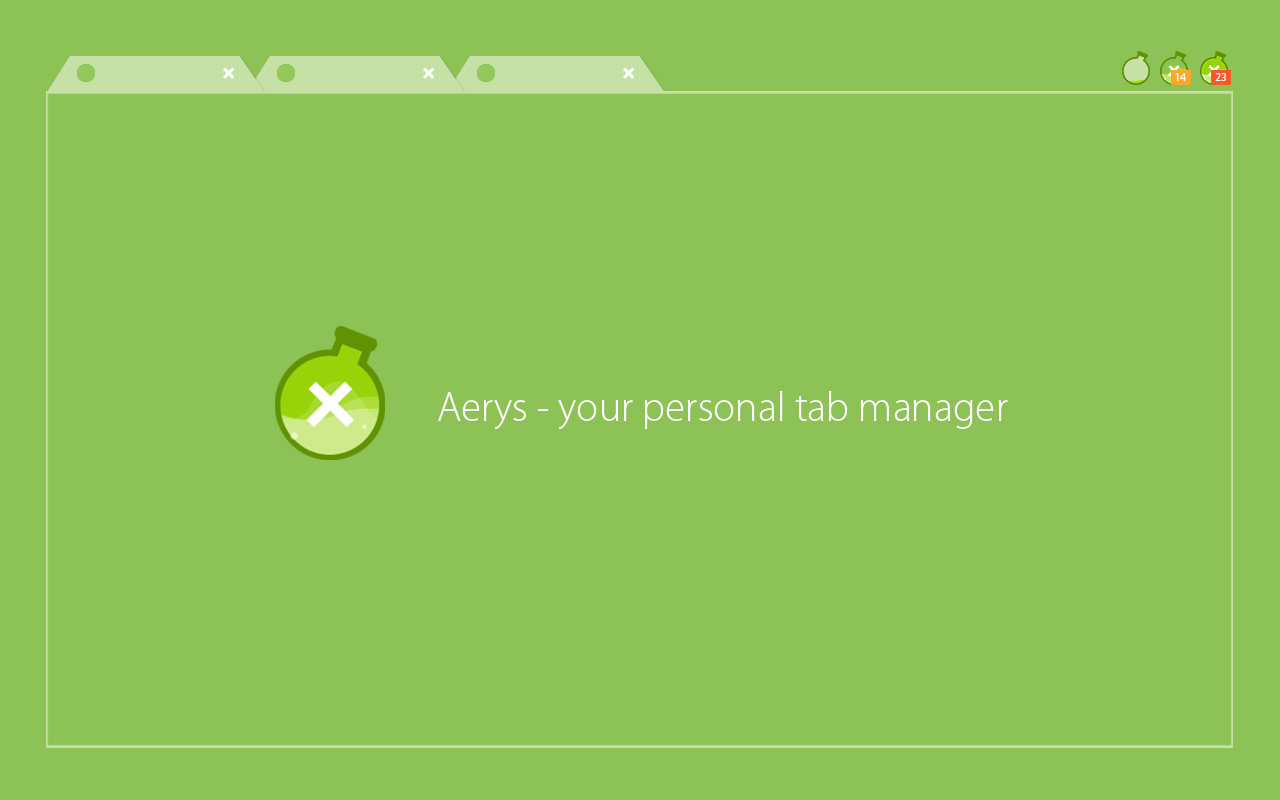 Aerys 窗口标签管理器软件截图