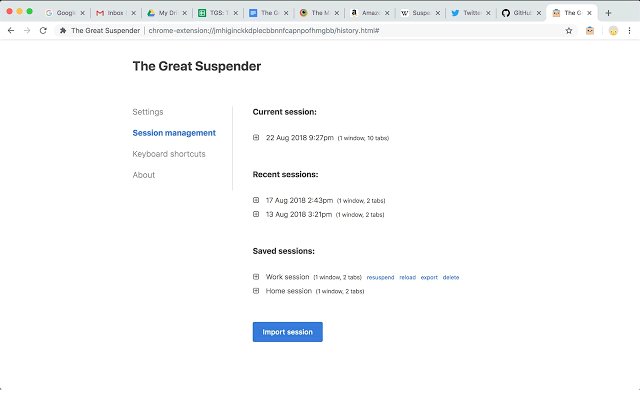 The Great Suspender软件截图