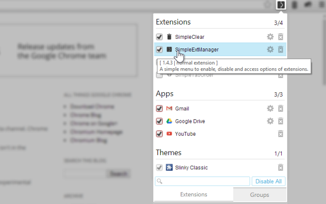 SimpleExtManager软件截图