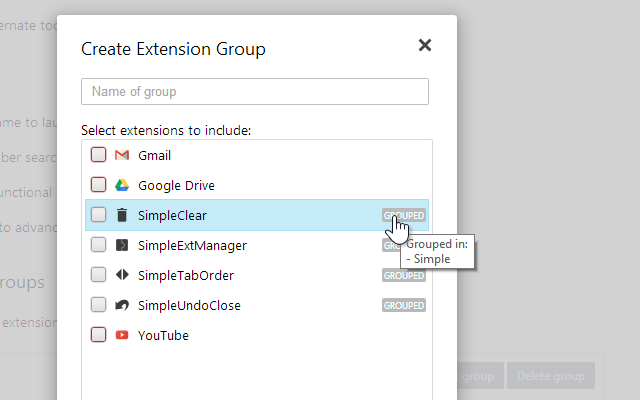 SimpleExtManager软件截图