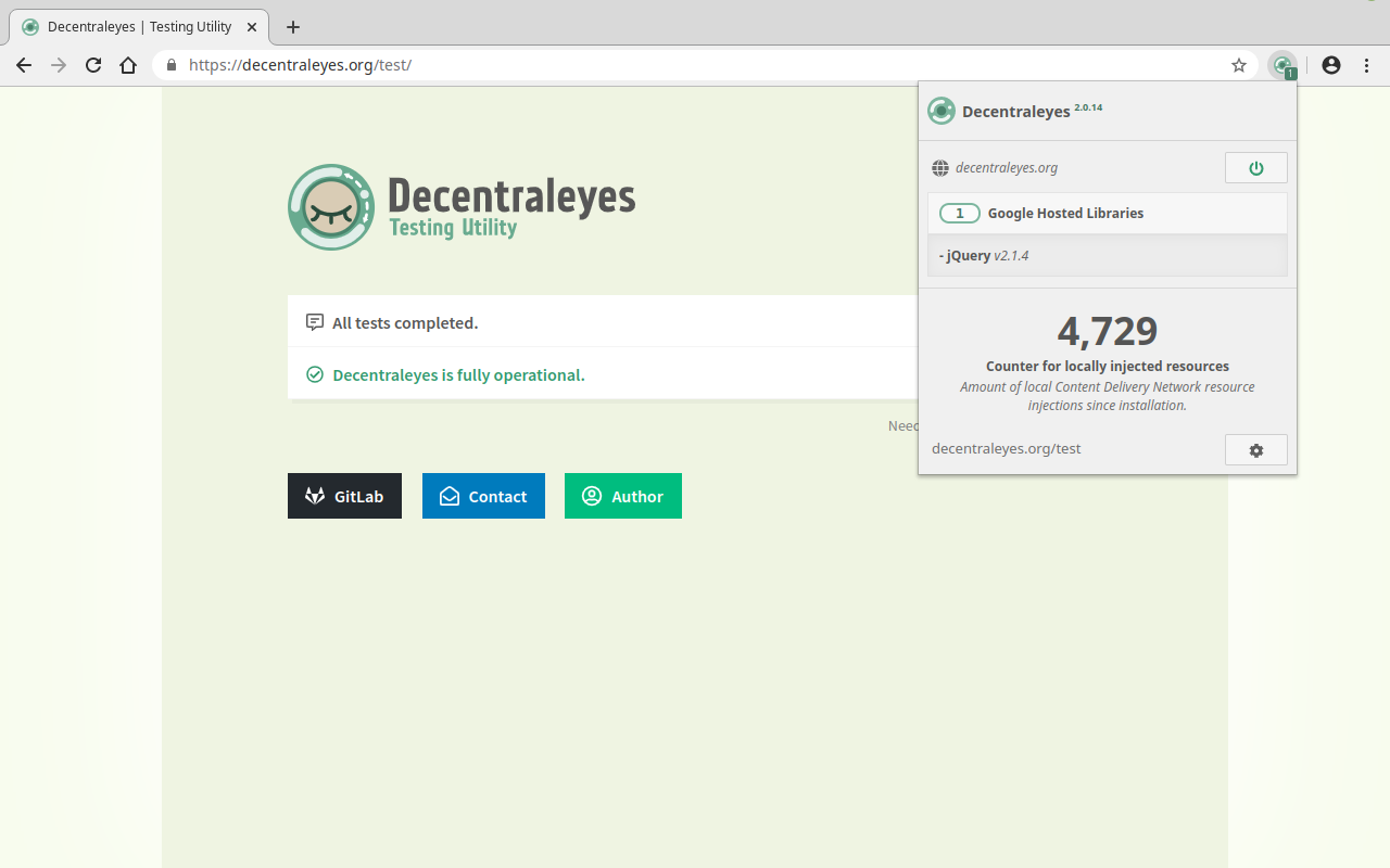 Decentraleyes软件截图