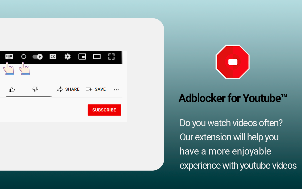 Youtube Adblocker 视频广告拦截软件截图