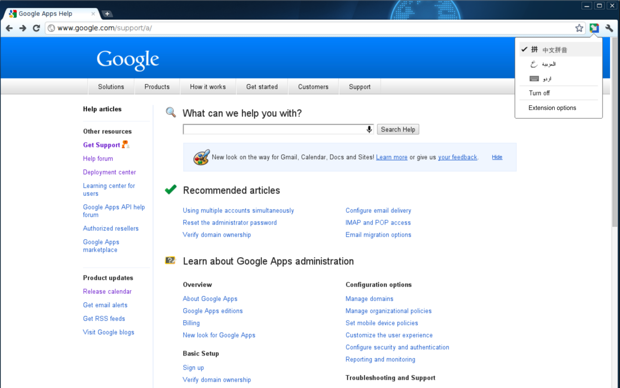 Google Input Tools 输入工具软件截图