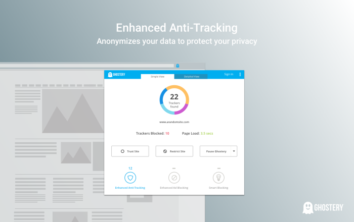 Ghostery – 隐私广告拦截工具软件截图