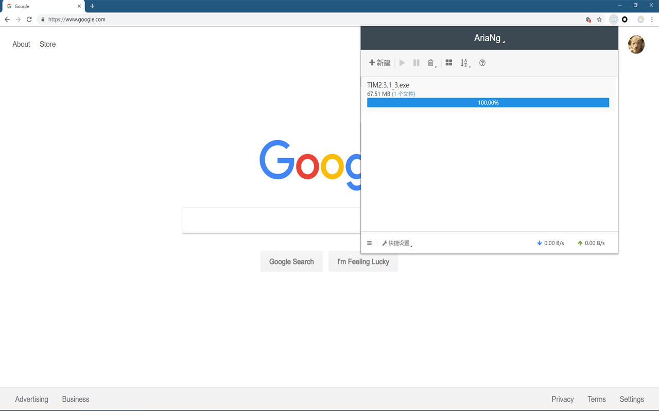 Aria2 for Chrome软件截图