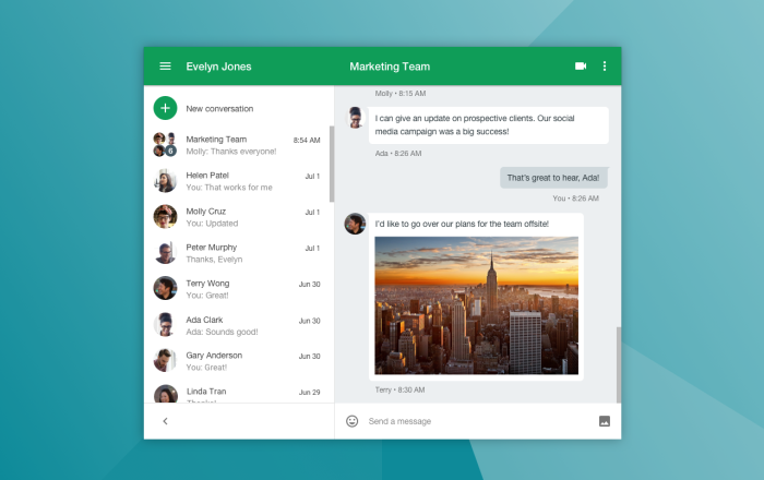 Google Hangouts 环聊软件截图
