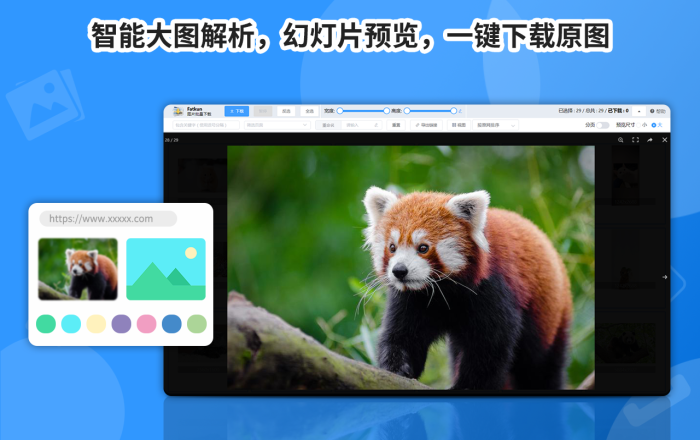 Fatkun 图片批量下载软件截图