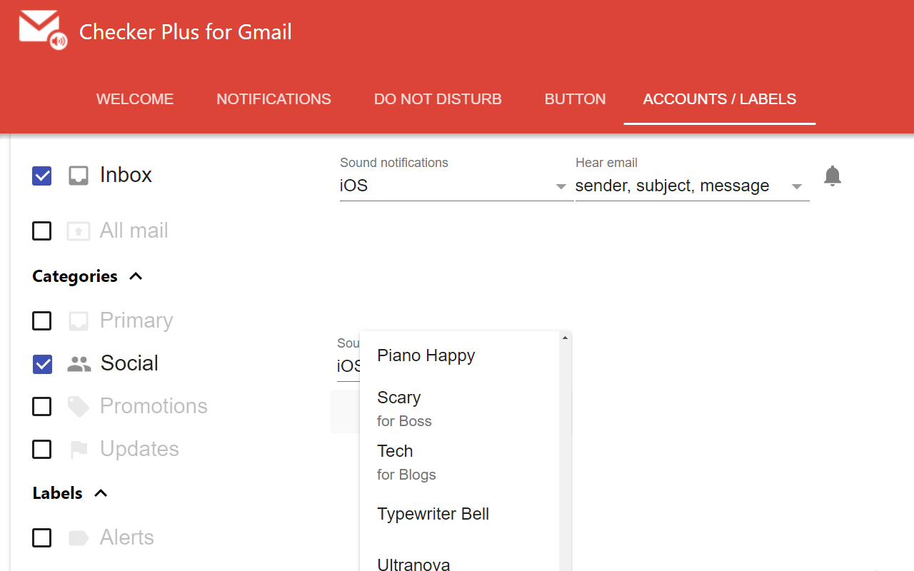 Checker Plus for Gmail软件截图