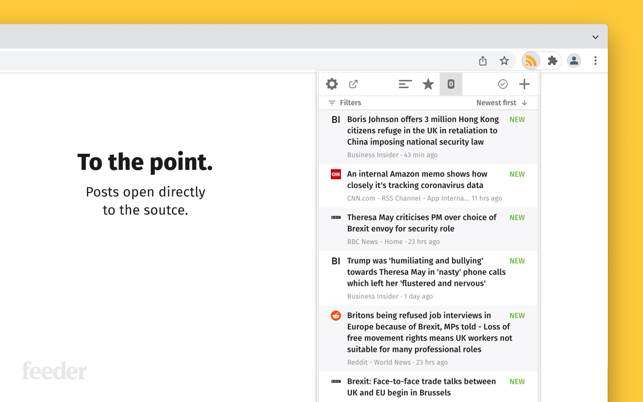 RSS Feed Reader软件截图