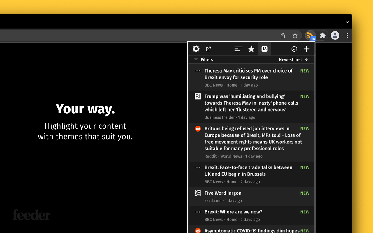 RSS Feed Reader软件截图
