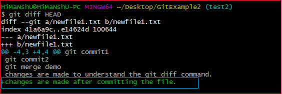 Git Diff