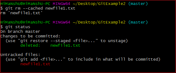 Git Rm 3