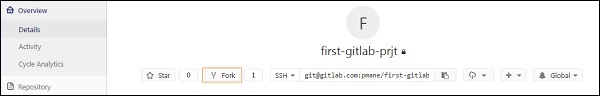 GitLab Fork 项目