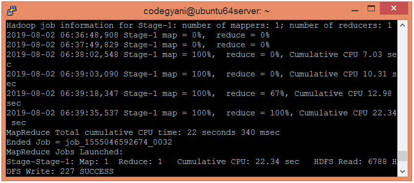 HiveQL-ORDER BY和SORT BY子句