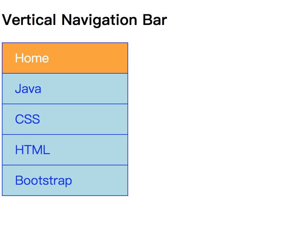 css 导航