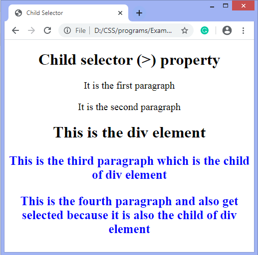  CSS Combinators