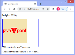 CSS height属性