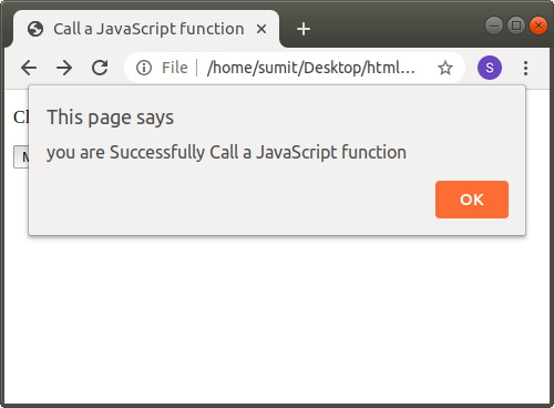 如何在HTML中调用JavaScript函数