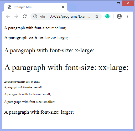 如何更改CSS中的字体大小