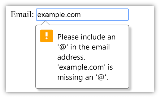  HTML 5电子邮件字段控件